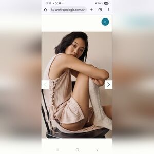 Anthropologie Maxi Turtleneck Sweater Tank